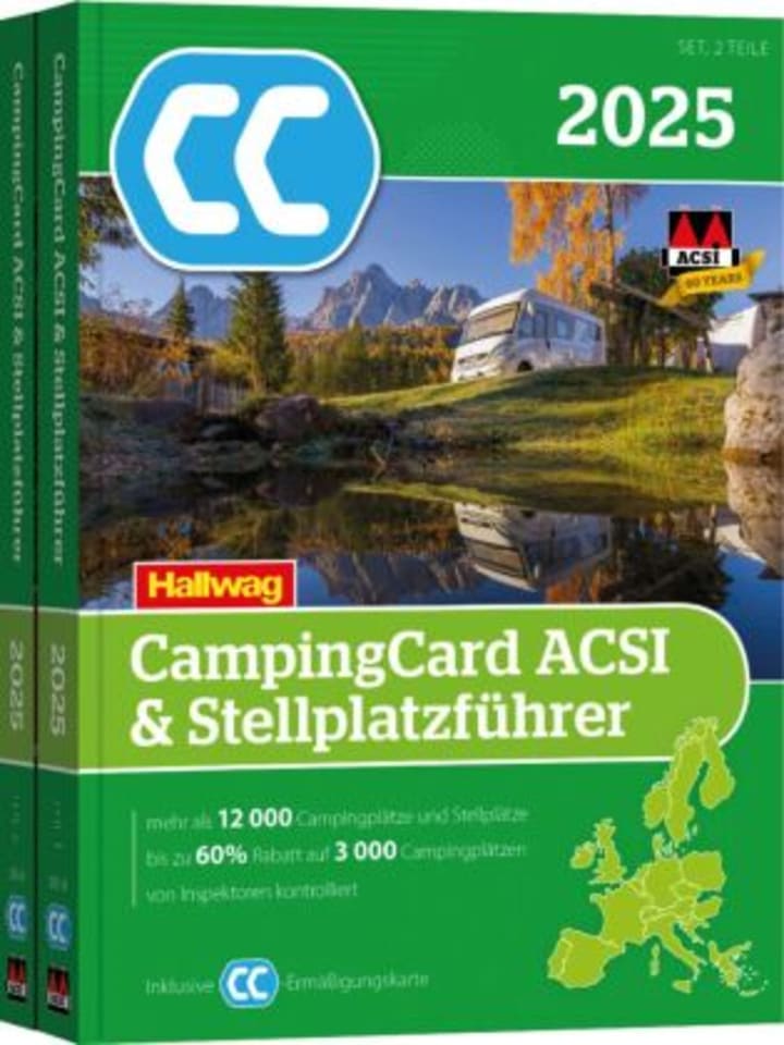Buch - ACSI CampingCard & Stellplatzführer 2025