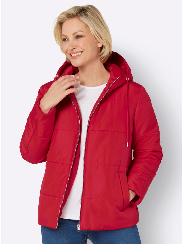 Steppjacke in rot