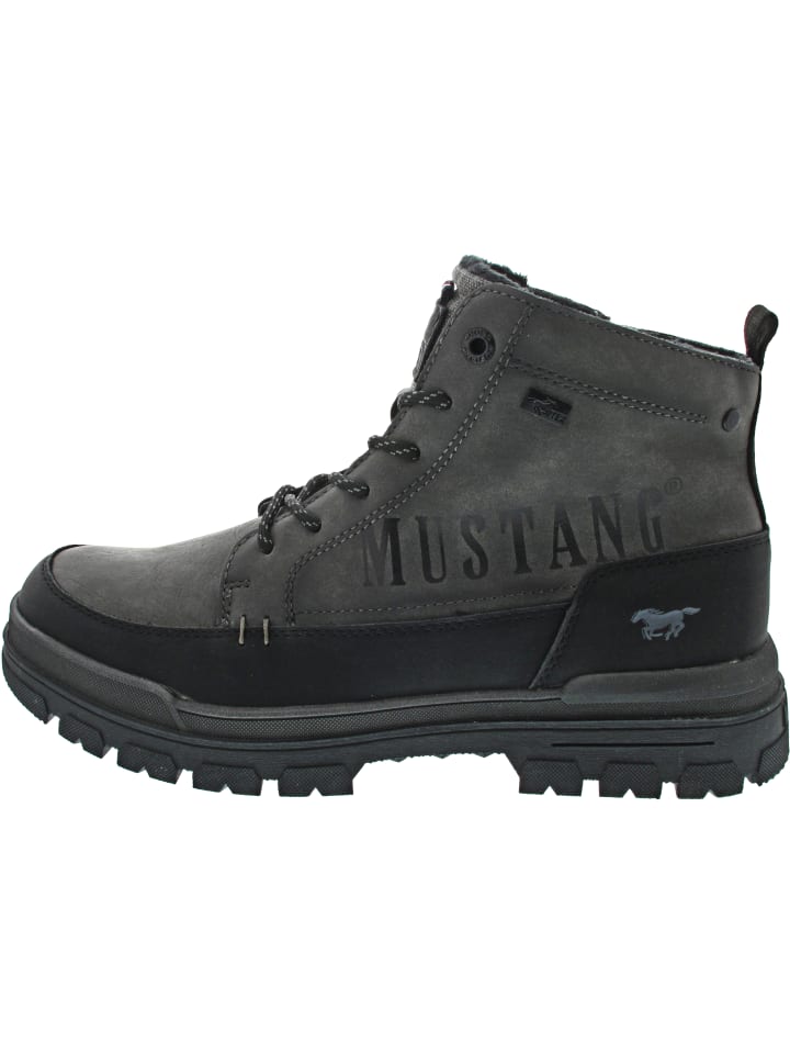 Schnürstiefel Grau