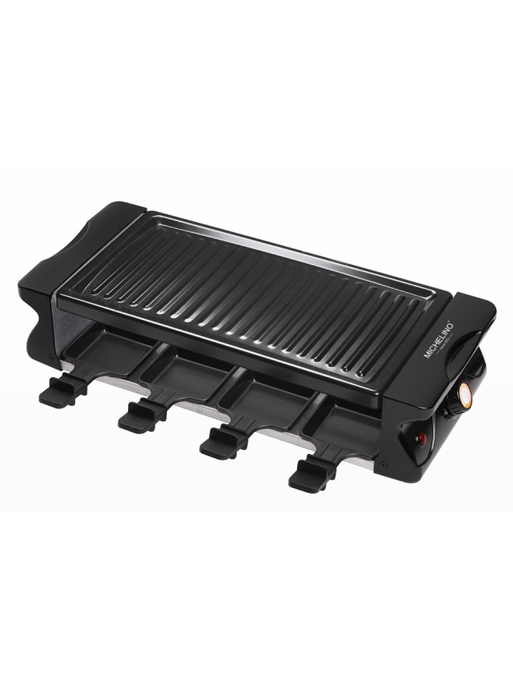 Racelette Grill 8St. PP-Spateln in Schwarz