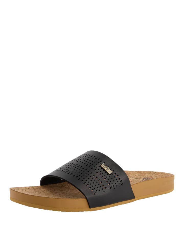 Slipper Cushion Scout Perf in Black/Tan