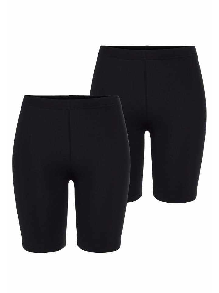 Radlerhose in 2x schwarz