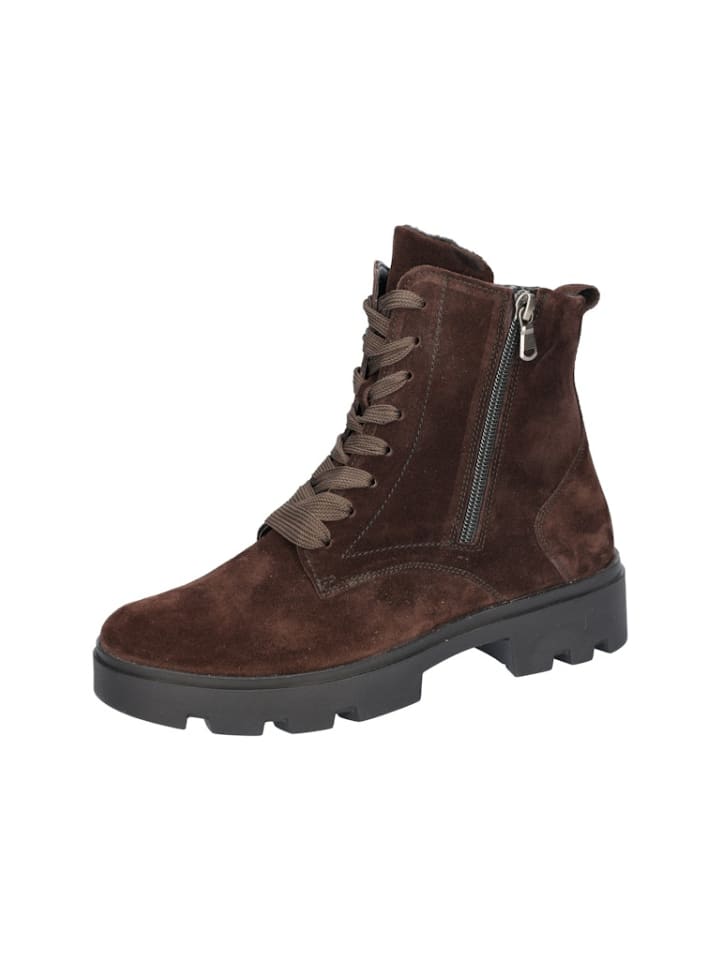 Schnür-Stiefeletten für Damen in braun
