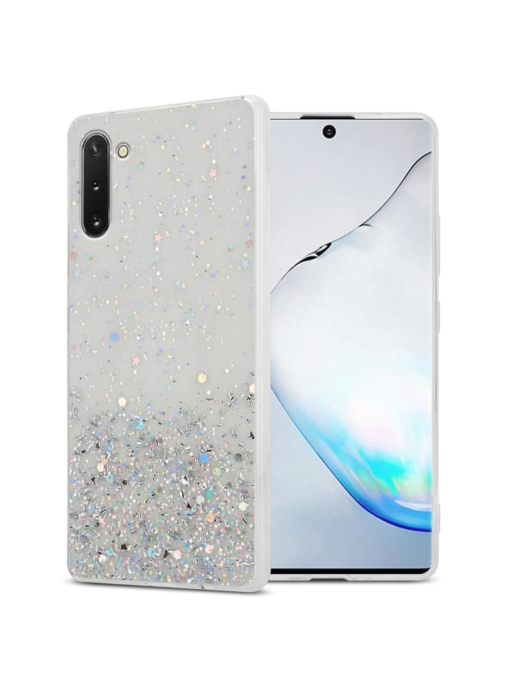 Hülle für Samsung Galaxy NOTE 10 Glitter in Transparent mit Glitter