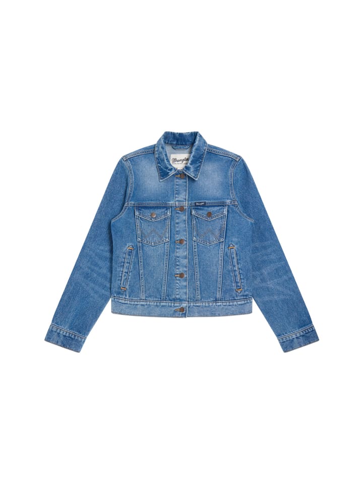 Jeansjacke Western in Blue Bird