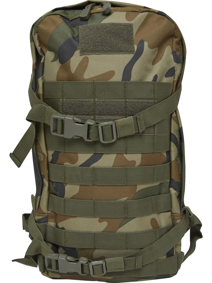 Backpack in woodland