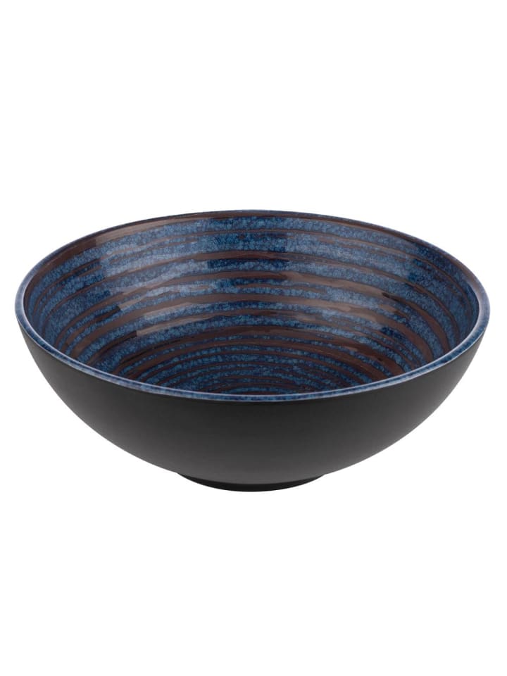 Schale LOOPS in Blau - Ø 24 cm, H: 9 cm