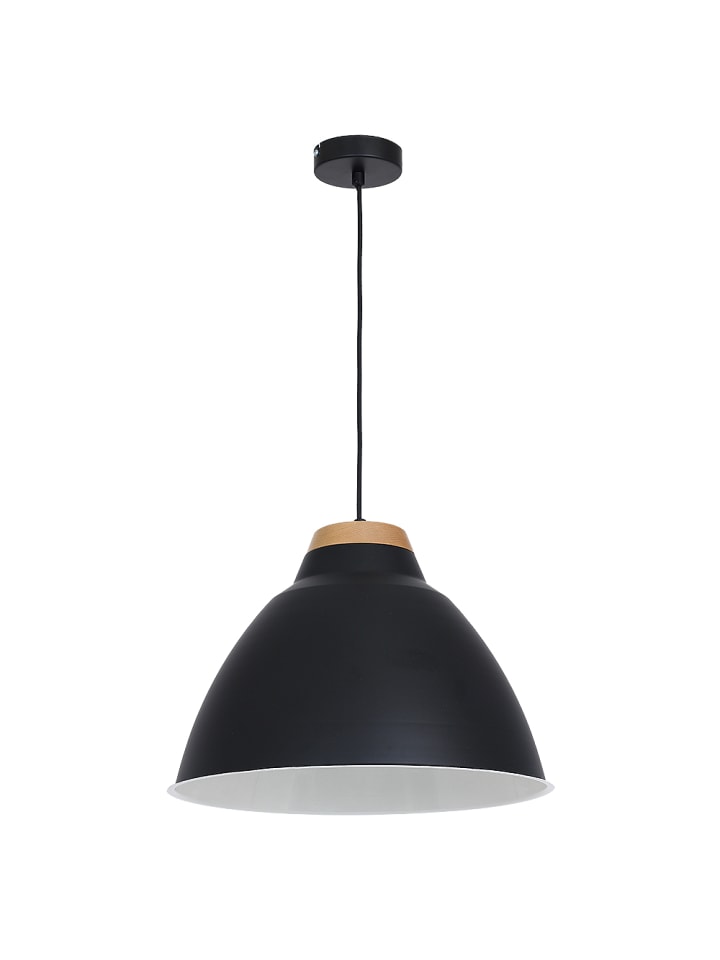 Pendelleuchte (B)40 x (L)40 x (T)92 cm in Schwarz Natur