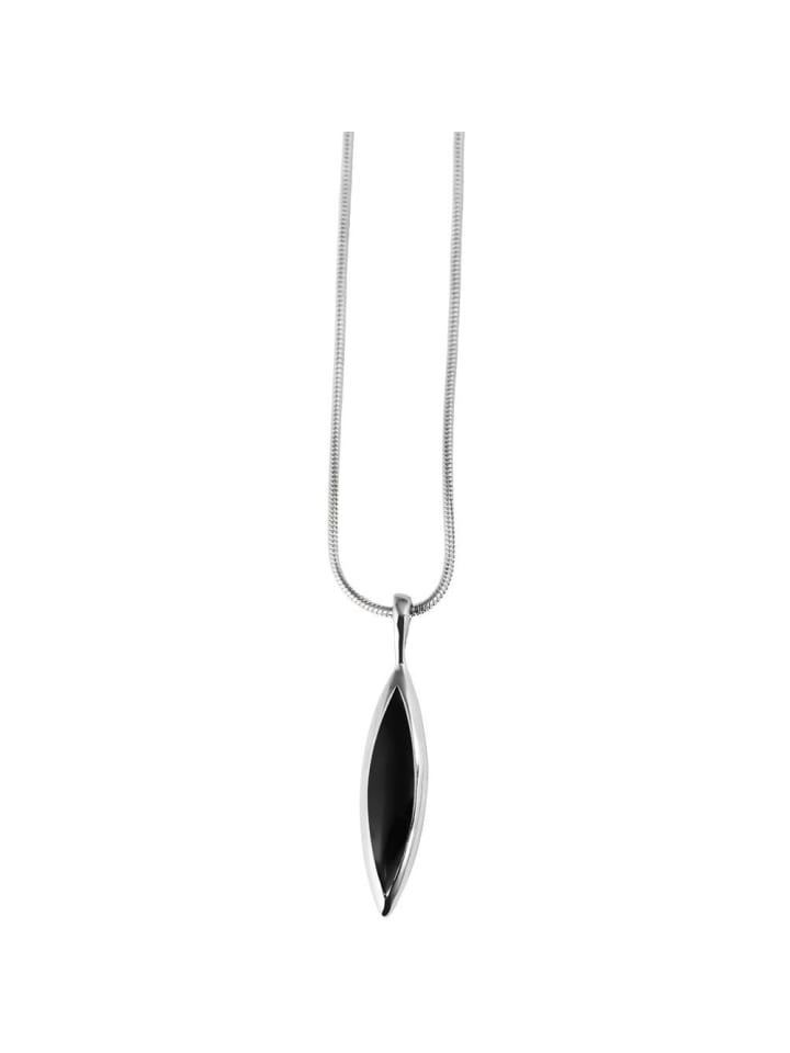 Damen Halskette mit Anhänger – aus Edelstahl in silber