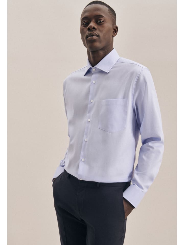 Business Hemd Regular in Hellblau