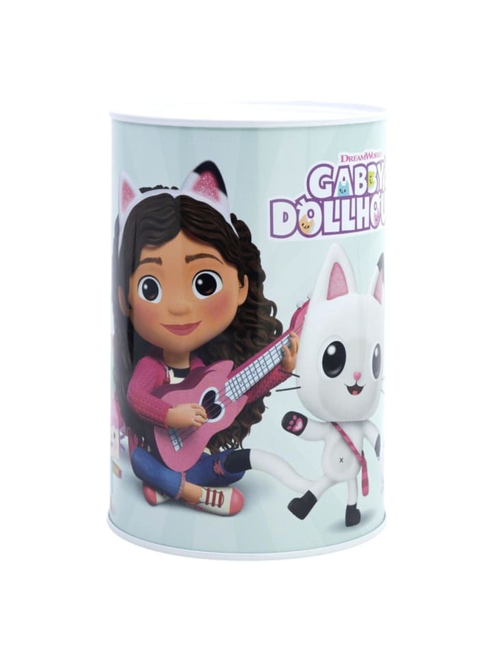 Gabby’s Dollhouse Spardose bedruckt aus Metall 15 × 10 × 10 cm in Mehrfarbig
