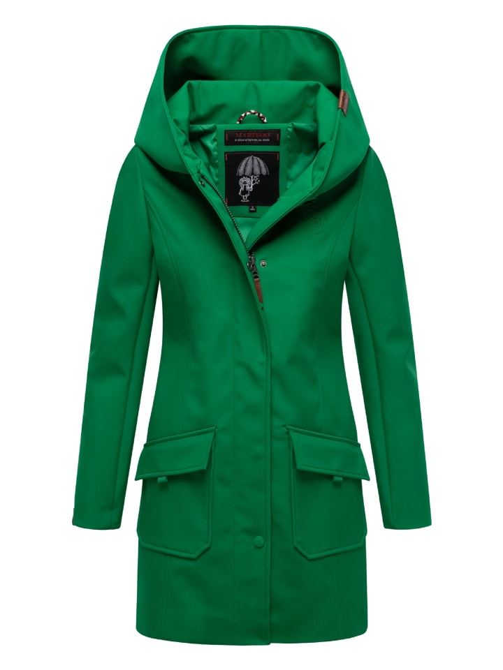 Softshellmantel Mayleen in Smaragd Green