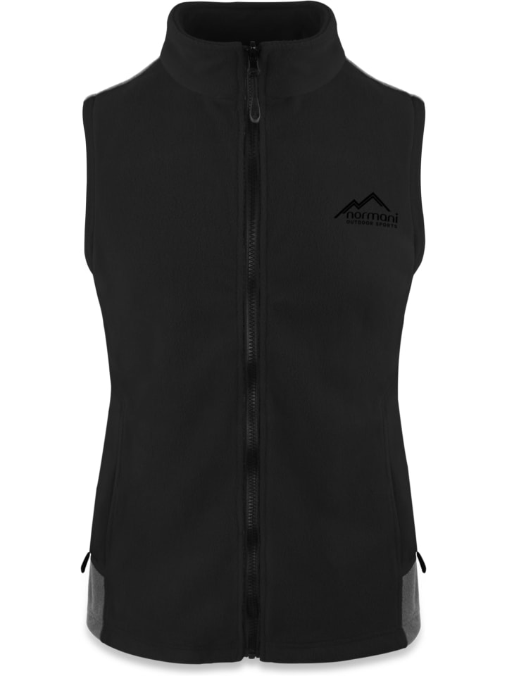 Damen Fleeceweste Barrie in Schwarz