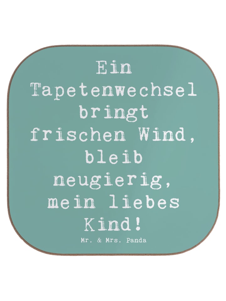 Bierdeckel Spruch Umzug neue Stadt mit Spruch in Meeresbrise
