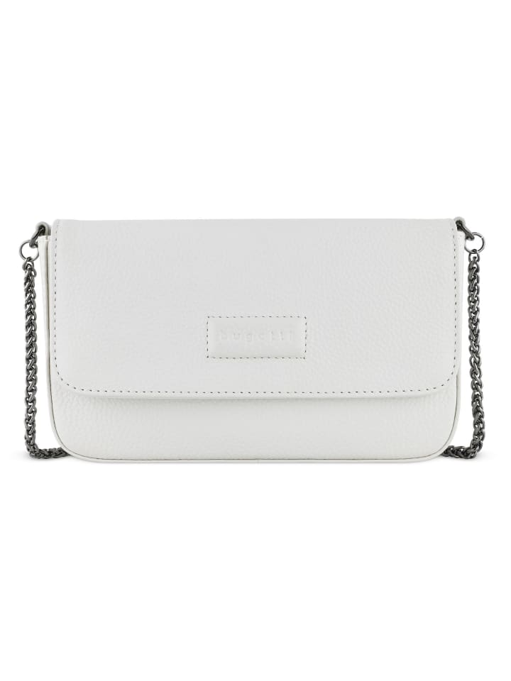 Elsa Umhängetasche Leder 21.5 cm weiß