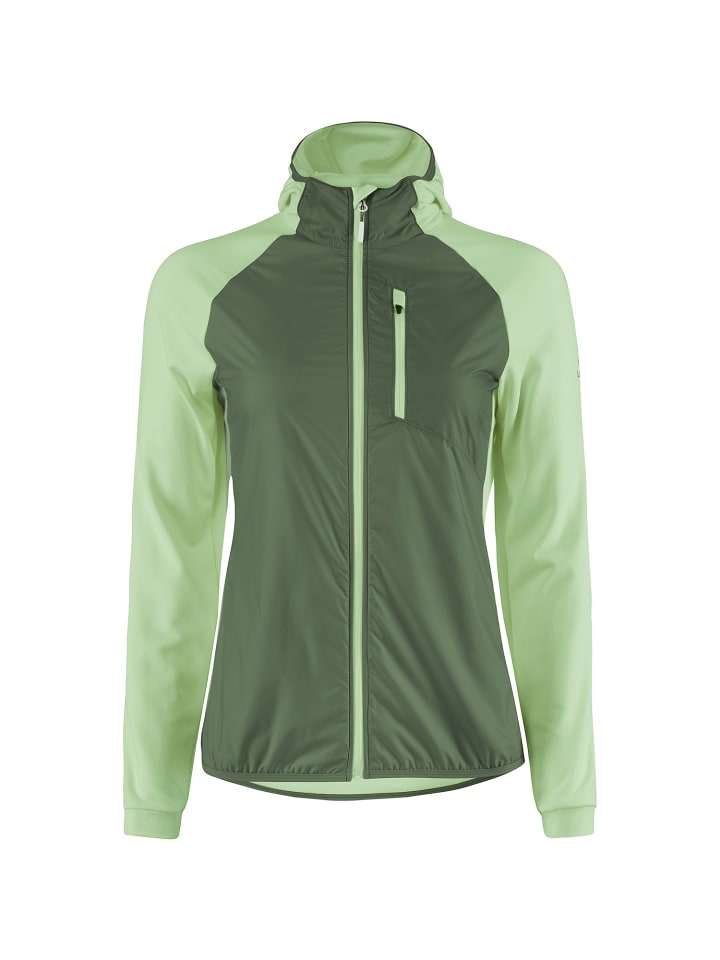 Funktionsjacke W ZIP-HOODY WINDFLEECE TS in Hellgrün221