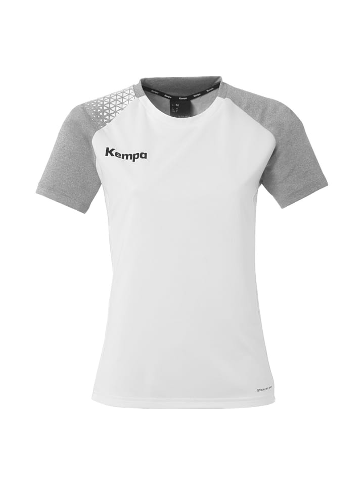 Shirt Ambition 28 Women in weiß/dark grau melange