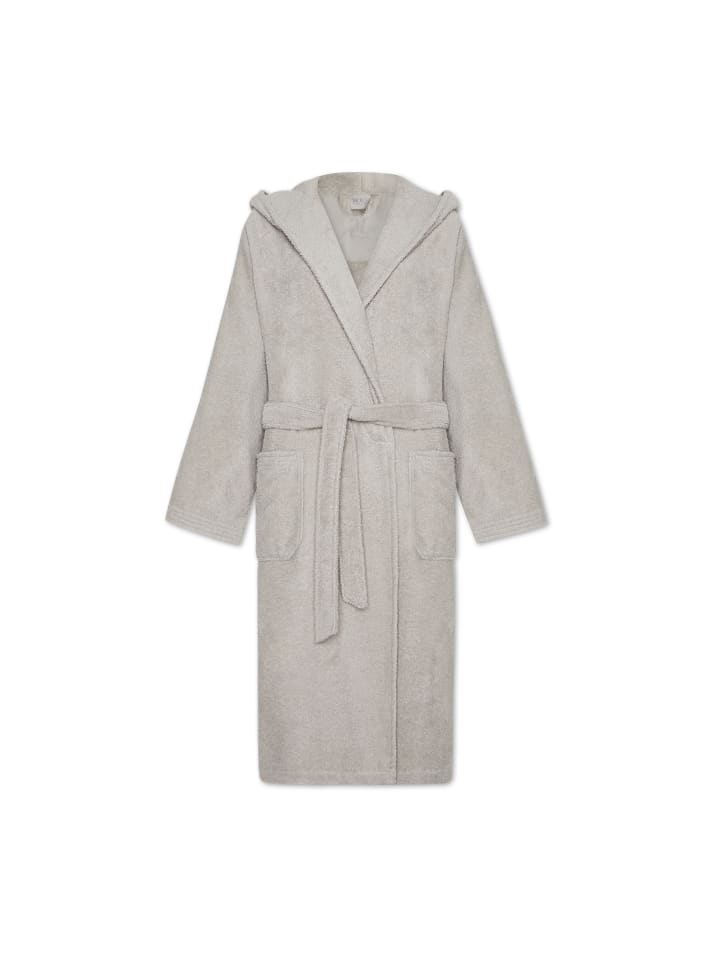 Superwuschel Bademantel mit Kapuze in cashmere