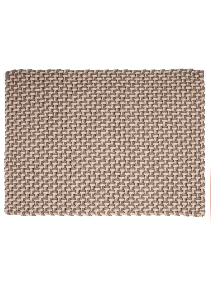 Outdoor Matte POOL Grau / Beige 72x92 cm