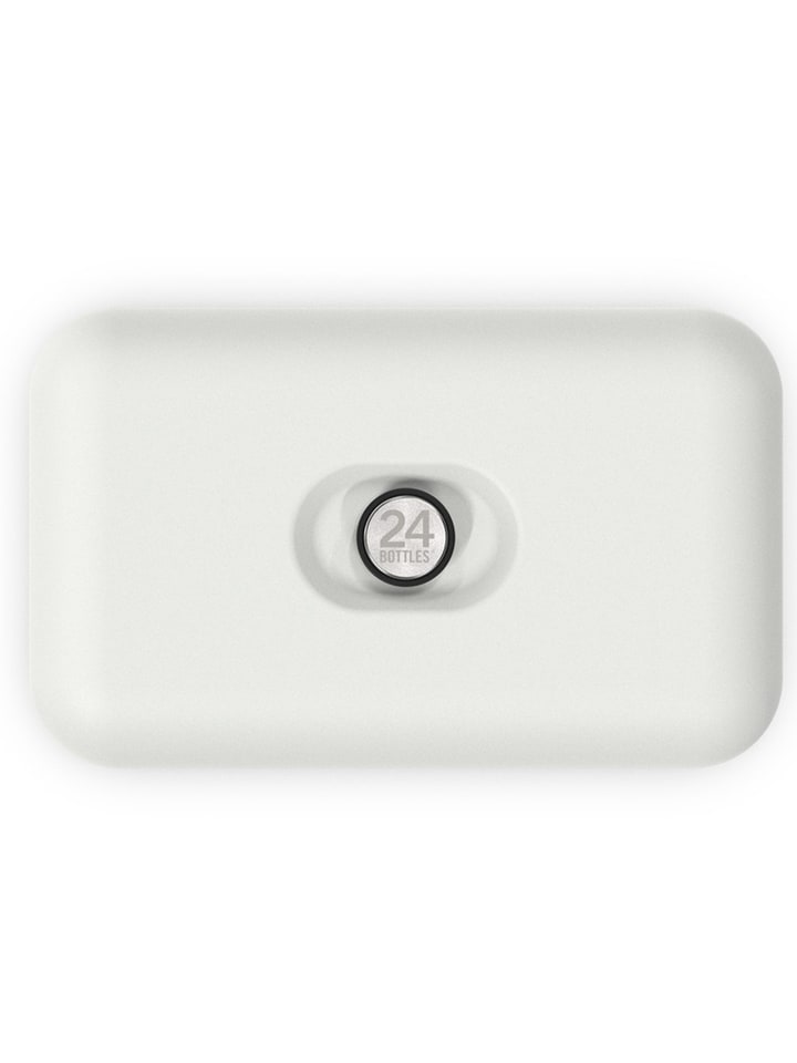 Lunchbox 21 cm stone ice white