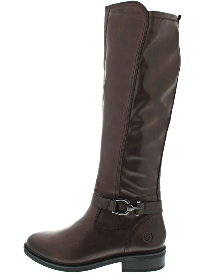 Schaftstiefel Braun