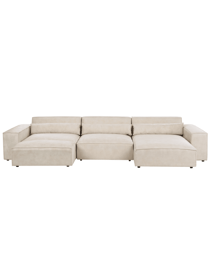 5-tlg Modulsofa HELLNAR in Beige linksseitig