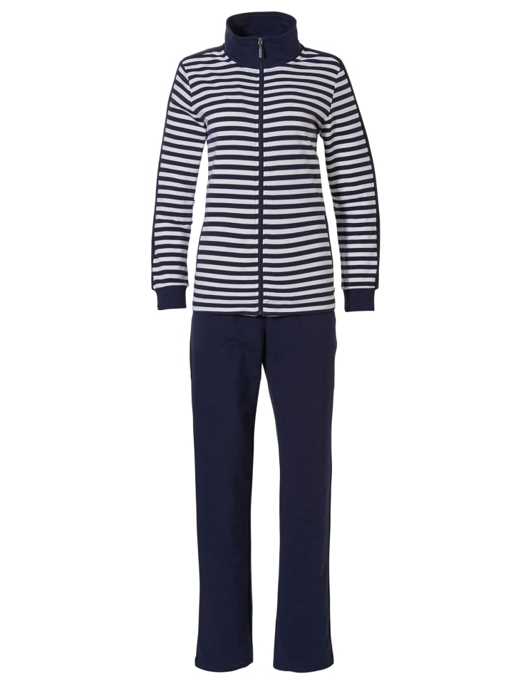 Homewear Anzug Jersey in Dark Blue