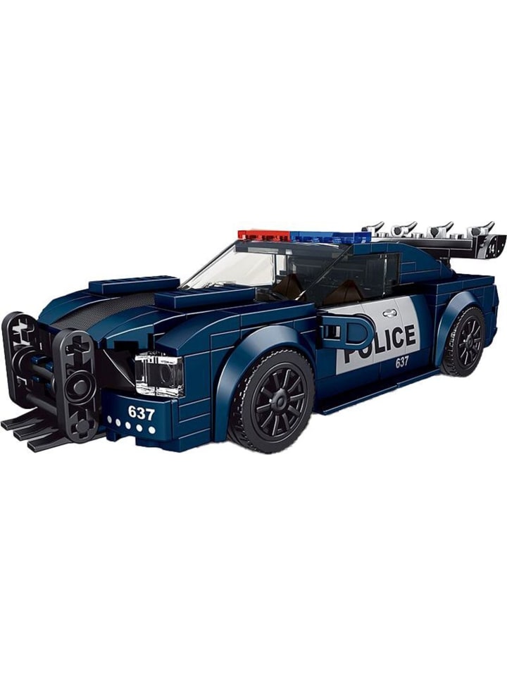 Polizeiwagen Barricade in Blau ab 8 Jahre