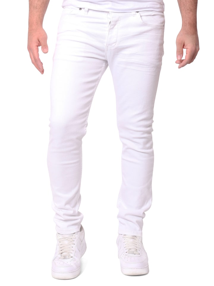 Jeans Basic Stretch Denim in weiß