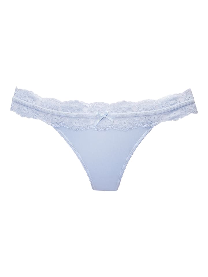 String in hellblau