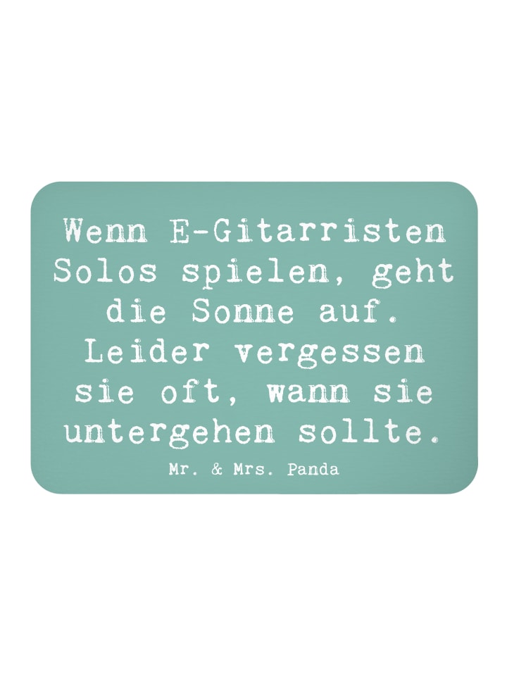 Magnet Spruch E-Gitarre Solos mit Spruch in Meeresbrise