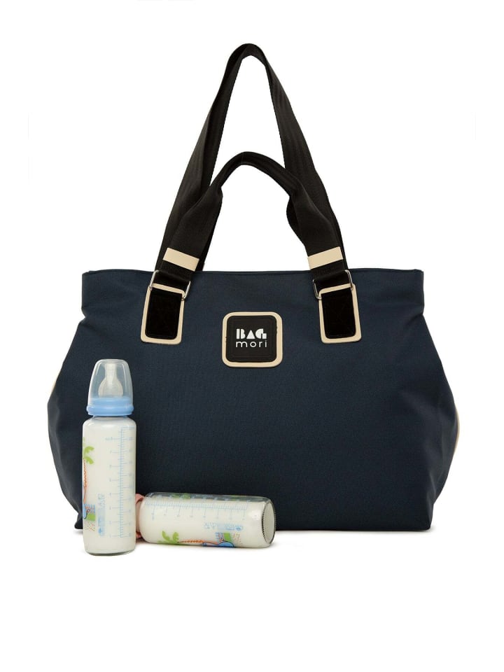Wickeltasche - Schultertasche in Marineblau
