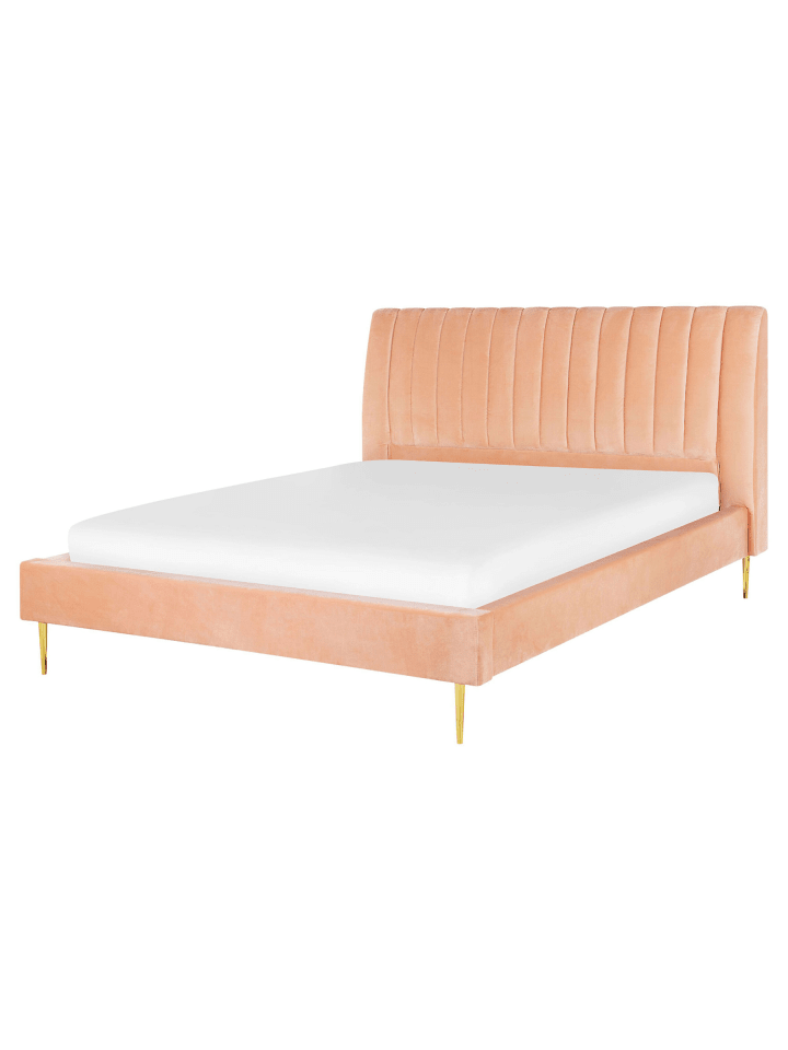 2-tlg Doppelbett MARVILLE in Rosa