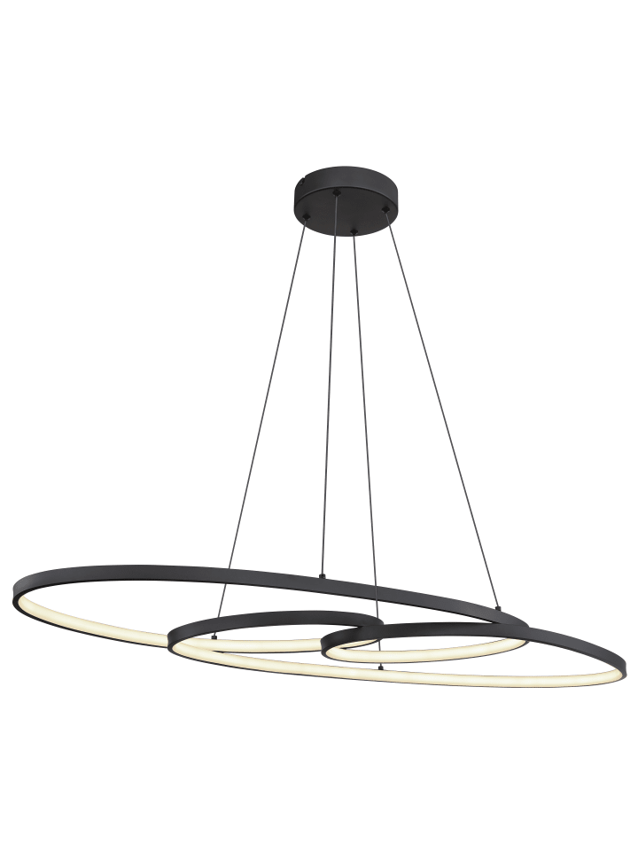 Hängeleuchte "SPIRA" in black