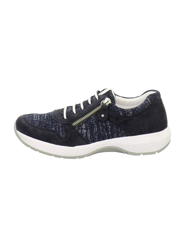 Komfort Schnürschuhe in Blau