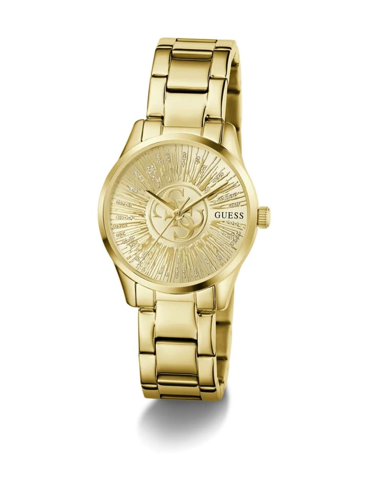 Quarzuhr für Damen in gold