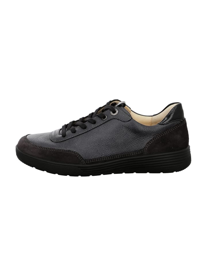 Komfort Schnürschuhe in Grau