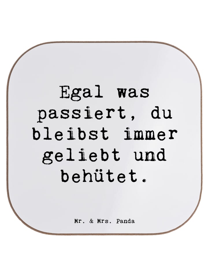 Bierdeckel Spruch Trennung von den Eltern mit S... in Weiß