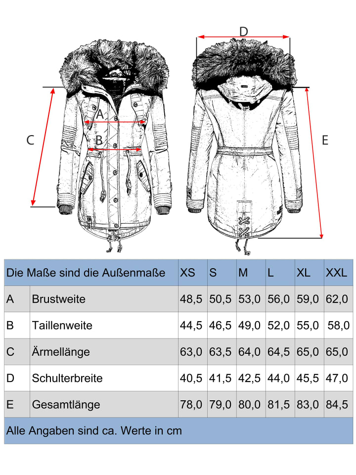 Marikoo Wintermantel La Viva Prc in Blau günstig kaufen | limango