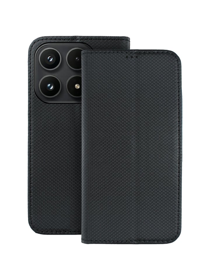TFO Smart Magnet für Xiaomi 17 schwarz Handyhülle mit Kartenfach in schwarz