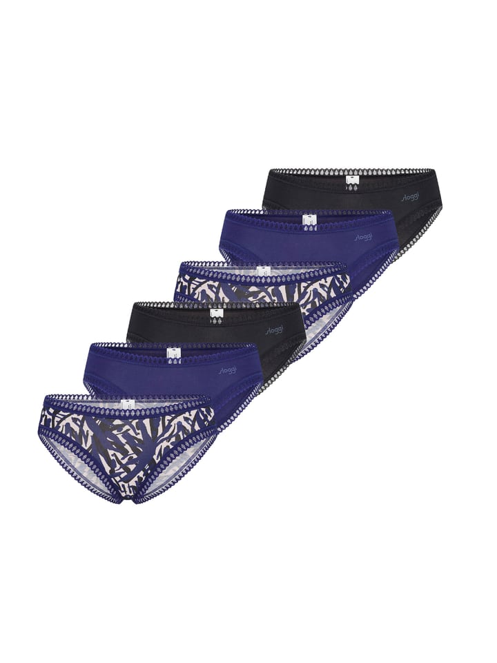 Mini Slip GO Crush in Schwarz / Blau