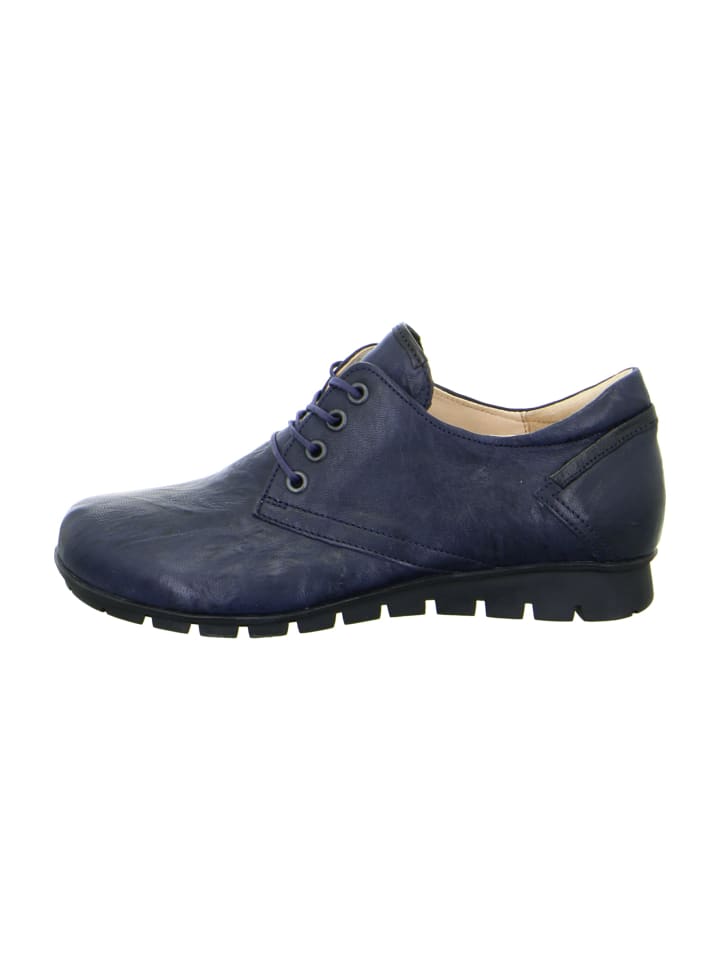 Komfort Schnürschuhe in Blau