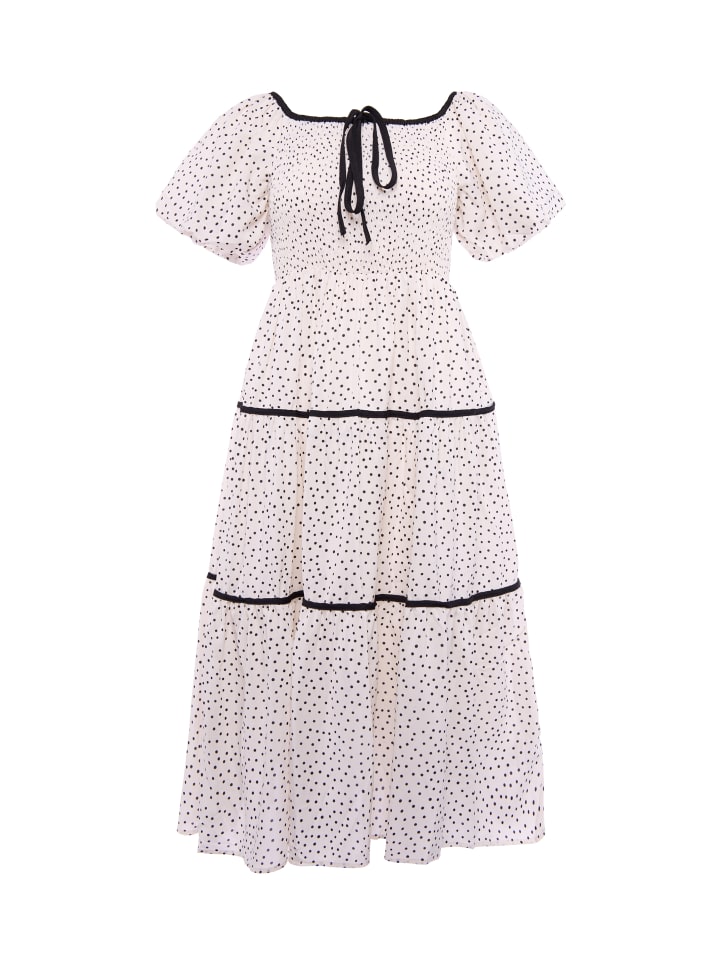 Women Dress in Cream