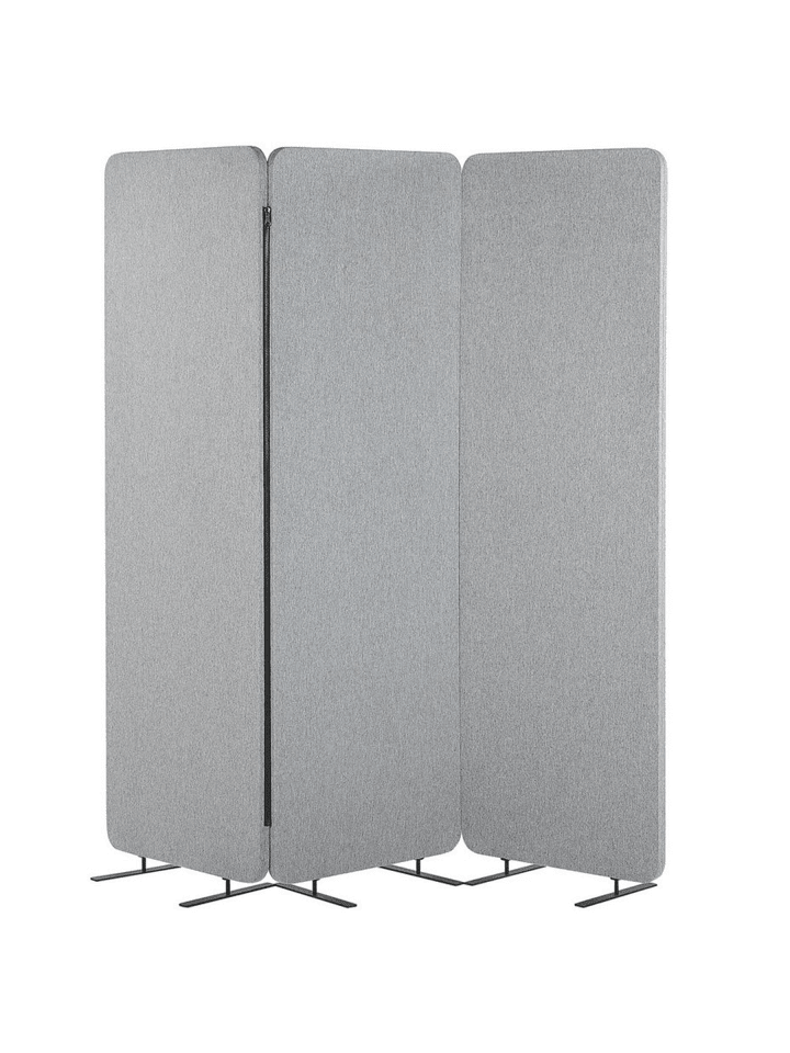 Büro-Raumteiler STANDI in Grau - (W) 184 x (H) 184 x (L) 30 cm