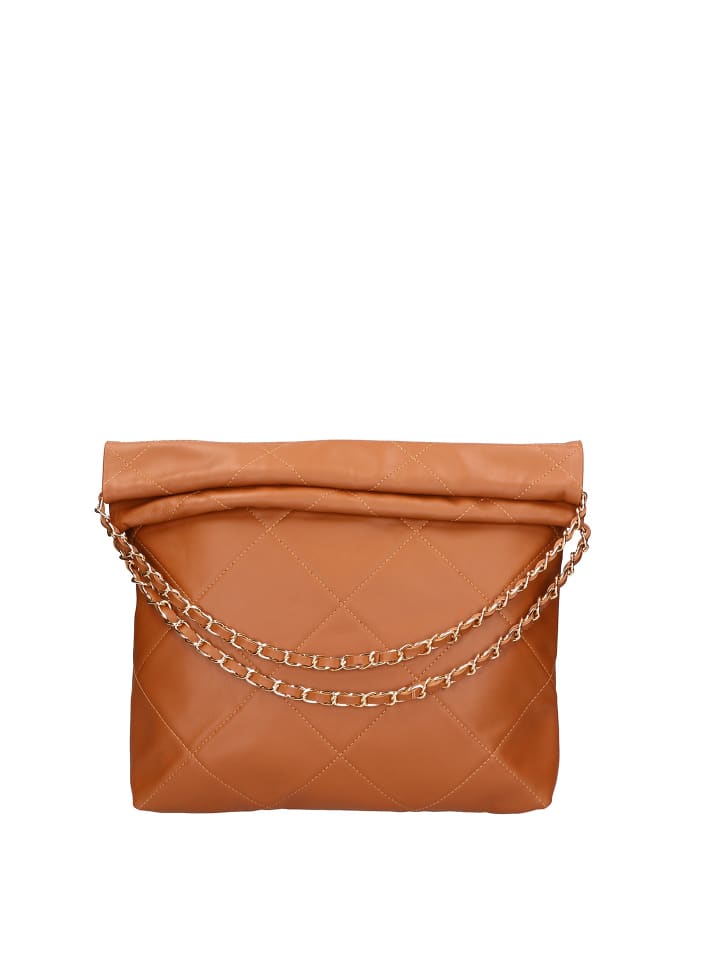 Schultertasche in DARK LEATHER