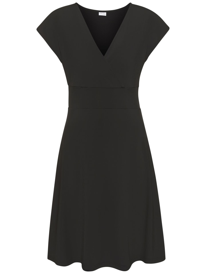 Jerseykleid in schwarz