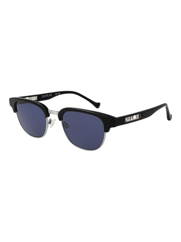 Unisex Sonnenbrillen Browline Gunmetal