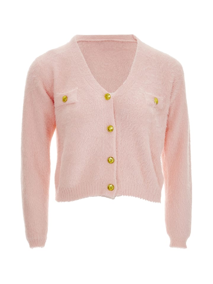 Damen Strickjacke in Rosa
