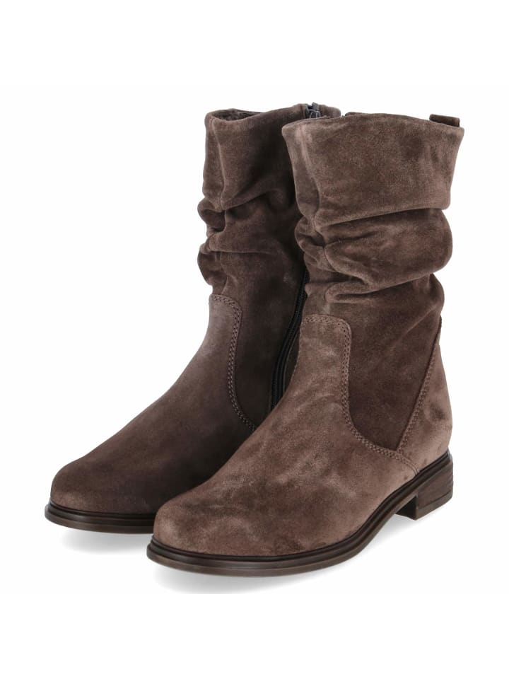 Slouchy Boots in braun