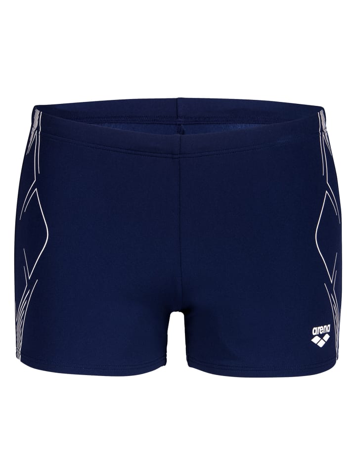Graphic Swim Shorts in Blau